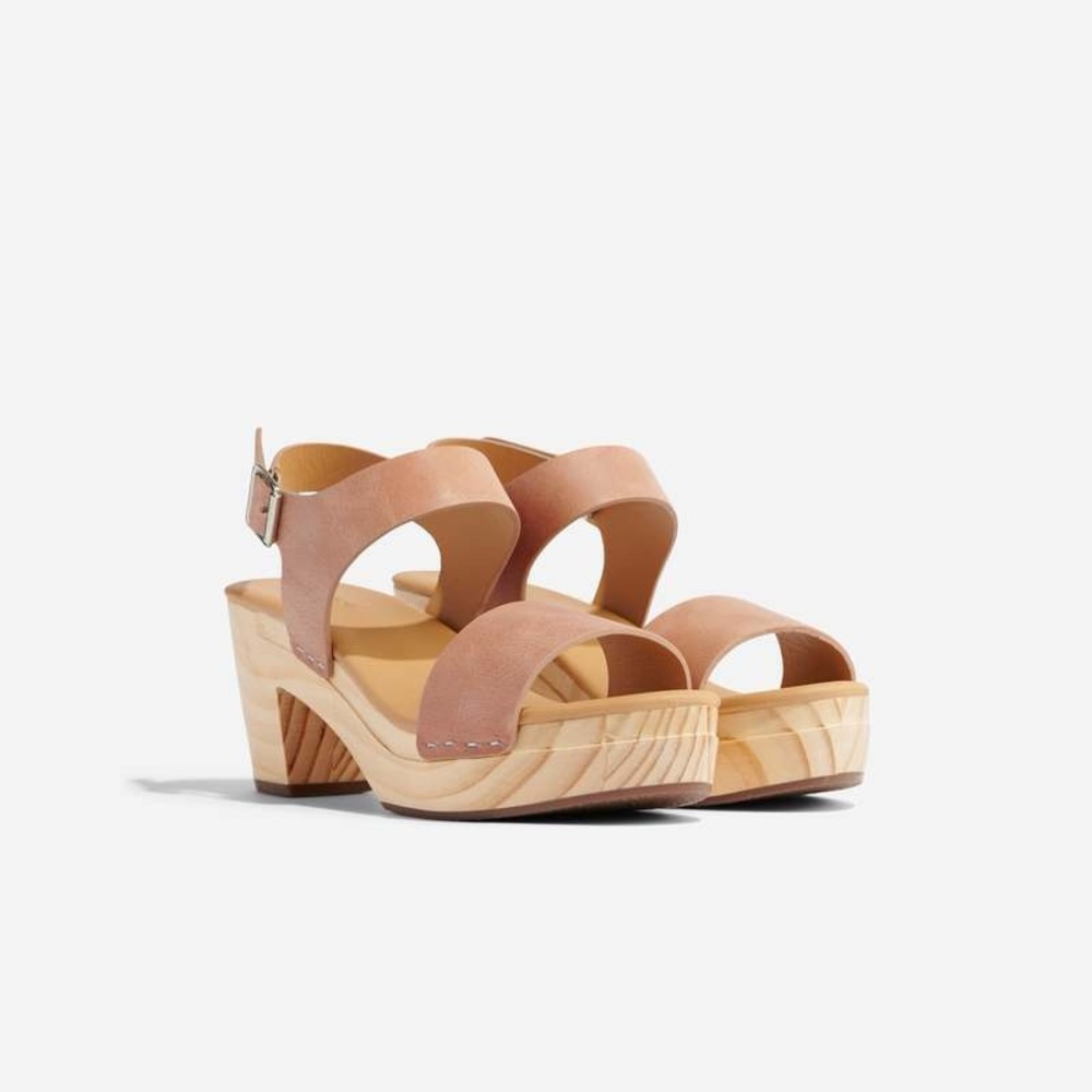 Nisolo Desert Rose All Day Clogs Like New/NWOB Size 11 - Picture 2 of 12